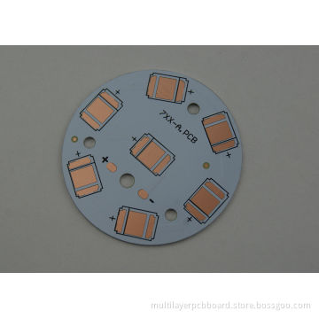Copper / Iron Alloy Metal Core Pcb With Single Layer And Osp Finishing For Led